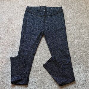 Express Shimmering Charcoal Leggings
